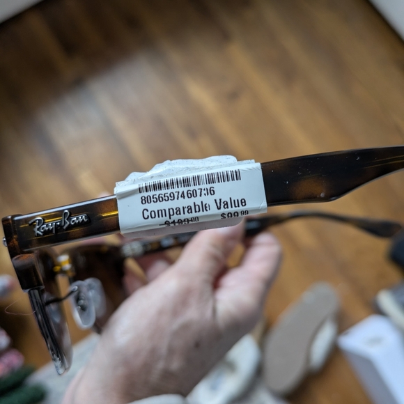 Ray-Ban polarized Clubmaster Tortoise Sunglasses with Case NWT - Picture 4 of 6